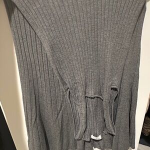 Aritzia ｜ Babton gray Ribbed Knit dress